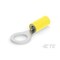 Te Connectivity Ring Terminal, 3/8 in Stud Size, 10 AWG, 300 V, Nylon Insulated, Yellow 2-320577-3 - alternate 1